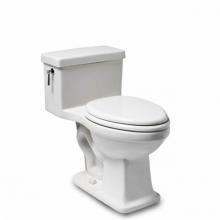 Waterworks 14-89498-03934 - Alden One Piece High Efficiency Elongated Watercloset in Warm White with Molded Wood Seat and