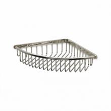 Waterworks 22-28663-16137 - Universal Wall Mounted Large Corner Soap Basket in Antique