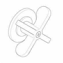 Waterworks 40-62859-68251 - Service Parts Cross Handle Kit in