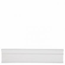 Waterworks 02-59048-24382 - Cottage Batten Rail 2 3/4'' x 12'' in Dover White Glossy Solid