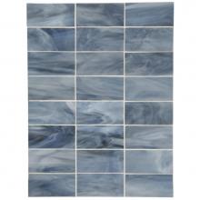 Waterworks 01-97826-99436 - Repose 2 x 4 Stacked Mosaic in Antique Mirror Glossy Solid