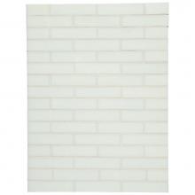 Waterworks 01-66344-76594 - Repose 1 x 4 Staggered Mosaic in Antique Mirror Glossy Solid