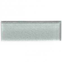 Waterworks 01-01084-39906 - Optix Glacier Bay Field Tile 2 x 6 Bullnose Single (Short) Glossy