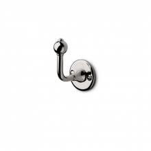 Waterworks 22-28518-61147 - Crystal Single Robe Hook in Nickel