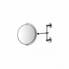 Waterworks 21-41995-70693 - Crystal Wall Mounted 6 1/4 dia. Magnifying Extension Mirror in Nickel