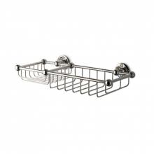 Waterworks 22-92979-84083 - Crystal Wall Mounted Medium Soap and Sponge Basket in Nickel