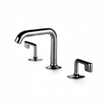Waterworks 07-01139-35654 - .25 High Profile Three Hole Deck Mounted Lavatory Faucet with Metal Lever Handles in Architectural