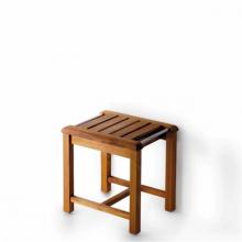 Waterworks 19-70574-48356 - Teak Wood Stool 17 x 14 x 17 1/4