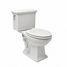 Waterworks 14-16408-97863 - Otis Two Piece High Efficiency Elongated Watercloset in Bright White with Molded Wood Seat and
