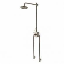 Waterworks 05-17829-05443 - R.W. Atlas Exposed Thermostatic System with 8'' Shower Rose, Arm and Metal Lever