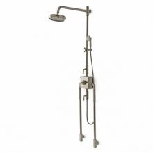 Waterworks 05-35982-75183 - R.W. Atlas Exposed Thermostatic System with 8'' Shower Rose, Arm, Handshower, and Metal