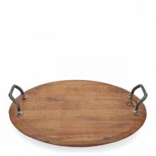 Waterworks 22-45982-52756 - Vintner Oak Barrel Platter with Lazy