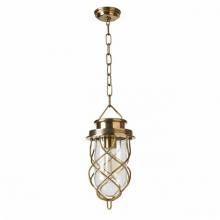 Waterworks 18-12470-93646 - Compass Ceiling Mounted Small Pendant with Glass Shade in Unlacquered