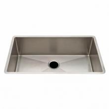 Waterworks 11-39915-04504 - Kerr 31 3/4 x 19 3/4 x 9 1/2 Stainless Steel Kitchen Sink with Rear Drain