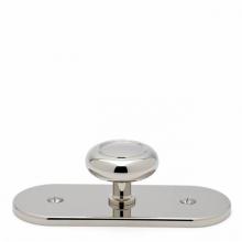 Waterworks 22-41755-54772 - Steward 1 1/2'' Knob with Backplate in Unlacquered
