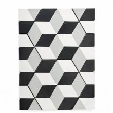 Waterworks 04-89827-42438 - Promenade Decorative Field Tile Babyblock Hex 8'' x 8'' Matte