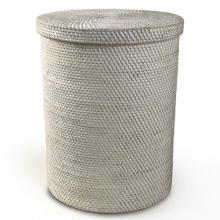 Waterworks 19-83681-33726 - Palm Round Hamper in White Wash