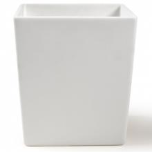 Waterworks 22-53016-04052 - Resin Small Rectangular Waste Can in White