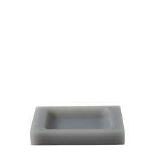 Waterworks 22-58774-75822 - Resin Freestanding One Size Rectangular Soap Dish in Soft Gray