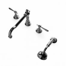 Waterworks 09-60308-54078 - Julia High Profile Concealed Tub Filler with Metal Handshower and Metal Lever