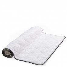 Waterworks 33-65503-21797 - Gotham Bath Mat 36 x 24 in White/Slate - Quilted