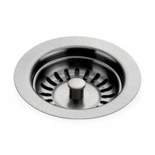 Waterworks 26-94086-98423 - Universal Kitchen Sink Strainer 3 1/2 in Unlacquered Brass