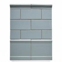 Waterworks 02-42054-17733 - Cottage Universal Rail 1 1/2'' x 6'' in Overcast Glossy