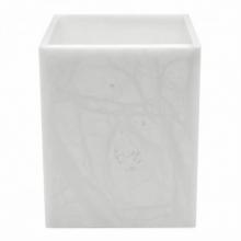 Waterworks 19-79217-51004 - Cava Square Waste Can in Alabaster