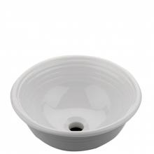 Waterworks 11-96941-80914 - Hancock Round Vessel Vitreous China Lavatory Sink 15 1/4'' x 15 1/4'' x 6