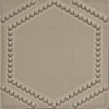 Waterworks 02-29022-65479 - Architectonics Handmade Boss Decorative Field Tile Hexad Petite 6'' x 6''