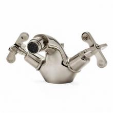 Waterworks 08-16062-62106 - Henry One Hole Bidet Fitting with Cross Handles in