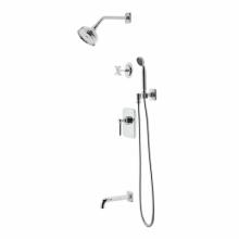 Waterworks 05-18516-16042 - Ludlow Pressure Balance Shower Package with 5'' Shower Rose, Handshower, Tub Spout and