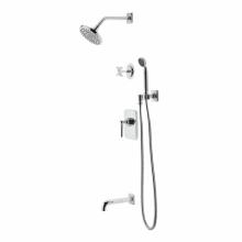 Waterworks 05-85495-25844 - Ludlow Pressure Balance Shower Package with 6'' Rain Shower Head, Handshower, Tub Spout