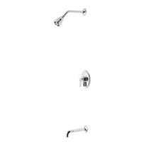 Waterworks 05-77193-89976 - Roadster Pressure Balance Shower Package with 2 3/4'' Head and Tub Spout in Unlacquered