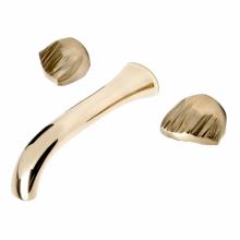 Waterworks 07-03212-48555 - Isla Wall Mounted Lavatory Faucet with Metal Petra Handles in Carbon,