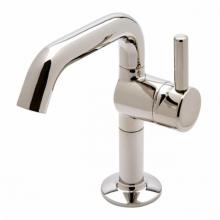 Waterworks 07-12035-43118 - .25 One Hole High Profile Bar Faucet, Short Metal Handle in Matte Nickel,