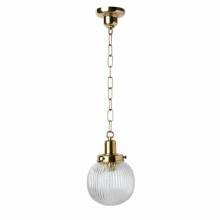 Waterworks 18-63167-25798 - Aurora Ceiling Mounted Small Pendant with Glass Shade in Unlacquered