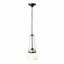 Waterworks 18-92363-52076 - Helio Ceiling Mounted Small Pendant with Glass Shade in Old