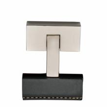 Waterworks 22-39860-41072 - Echo Park 1 7/8'' Charcoal Leather Pull in