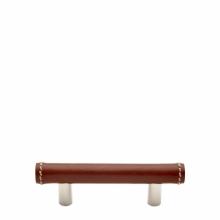 Waterworks 22-43553-54919 - Napa 4'' Charcoal Leather Pull in