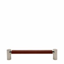 Waterworks 22-06439-45978 - Sonoma 18 Chestnut Leather Pull in Unlacquered Brass
