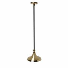Waterworks 18-50799-96932 - Percy Ceiling Mounted Single Pendant with Metal Shade in Unlacquered Brass with Old