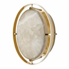 Waterworks 18-52660-49653 - Martine Wall Mounted Single Sconce with Onyx Diffuser in Unlacquered