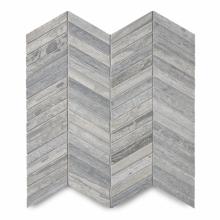 Waterworks 03-18809-30996 - Keystone Chevron Mosaic in Silver Nimbus Polished