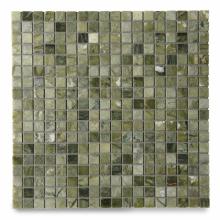 Waterworks 03-06456-47858 - Keystone 1.5cm Stacked Mosaic in Veridian Polished