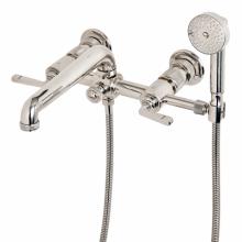 Waterworks 09-94944-30677 - R.W. Atlas Exposed Wall Mounted Tub Filler with Handshower and Lever Handles in