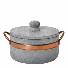 Waterworks 19-69773-63697 - Pedra Soapstone and Copper Pot with Cover in
