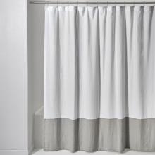 Waterworks 33-66826-90187 - Aquidneck Colorblock Shower Curtain 72'' x 72'' in