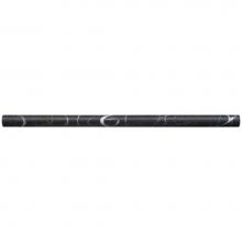 Waterworks 03-98586-58660 - Keystone Pencil Liner 5/8 x 12 in Nero Marquina Honed