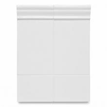 Waterworks 02-71709-13127 - Cottage Windsor Rail 2 1/4'' x 6'' in Dover White Glossy Solid